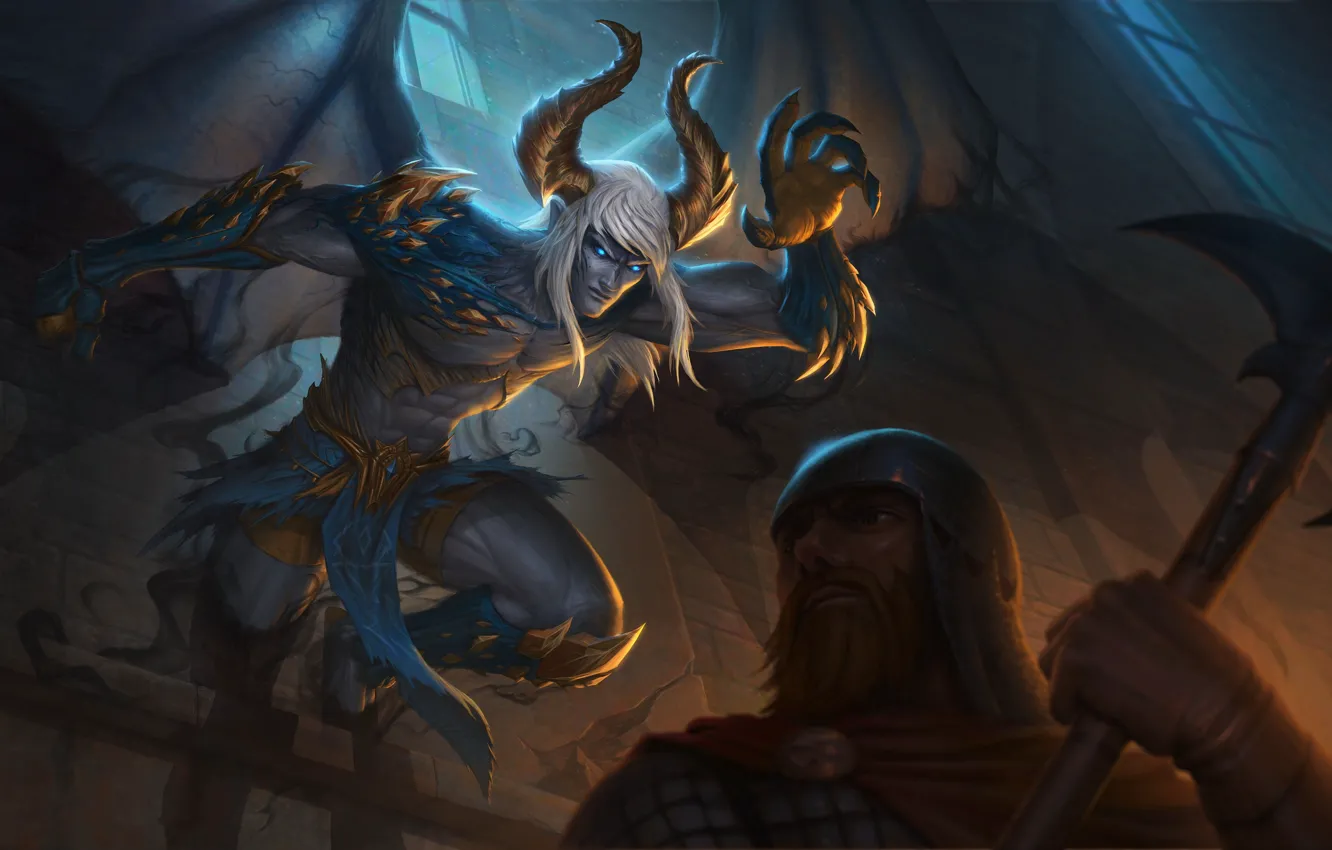 Photo wallpaper jump, being, claws