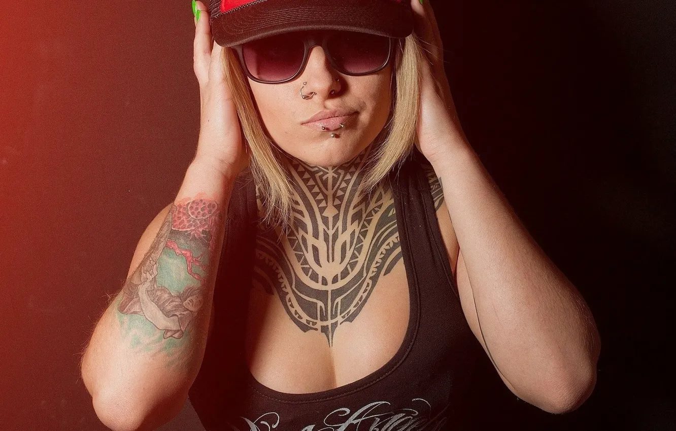 Photo wallpaper pose, background, model, body, portrait, hands, makeup, Mike