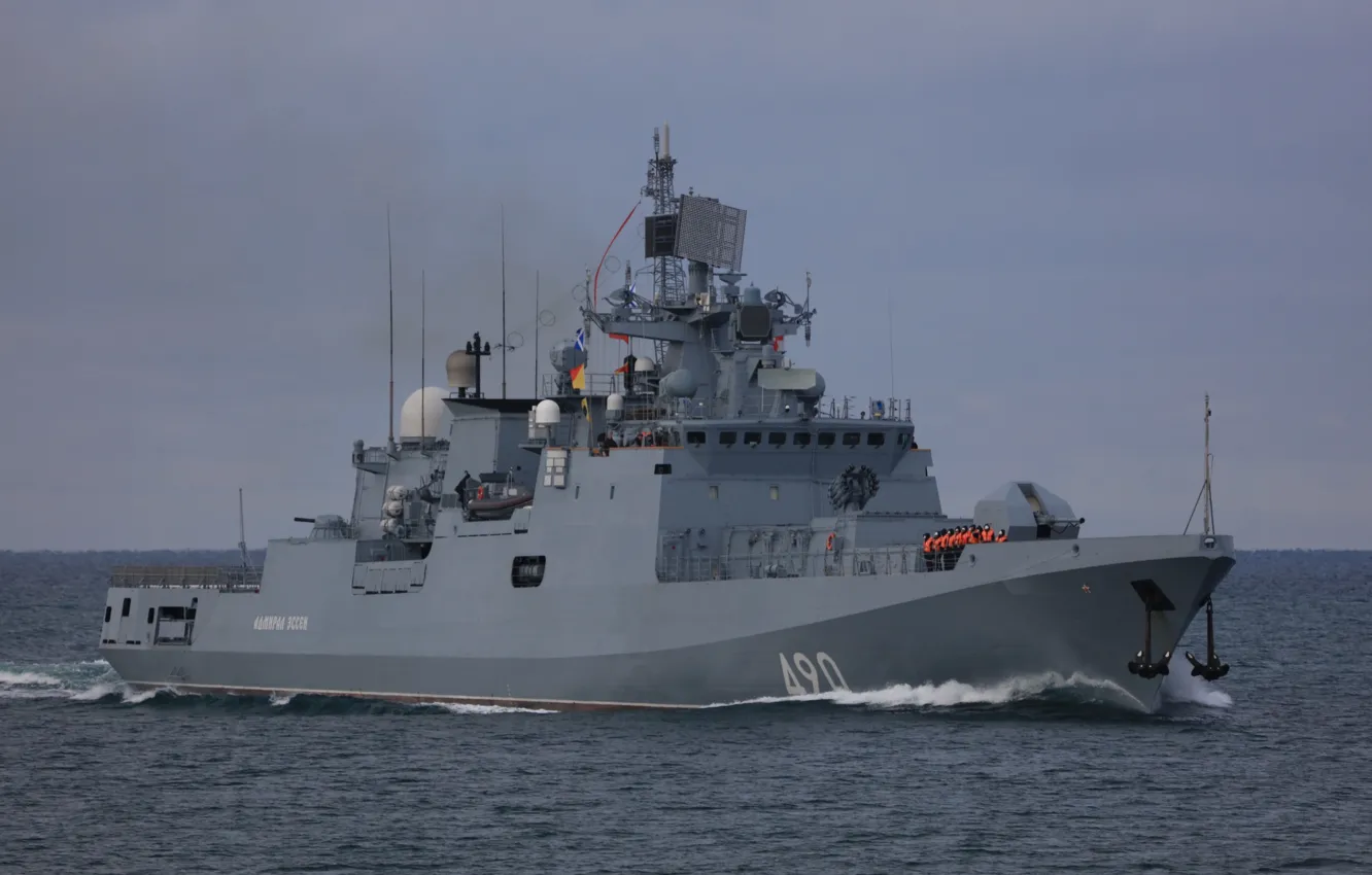 Photo wallpaper frigate, The black sea, Admiral Essen