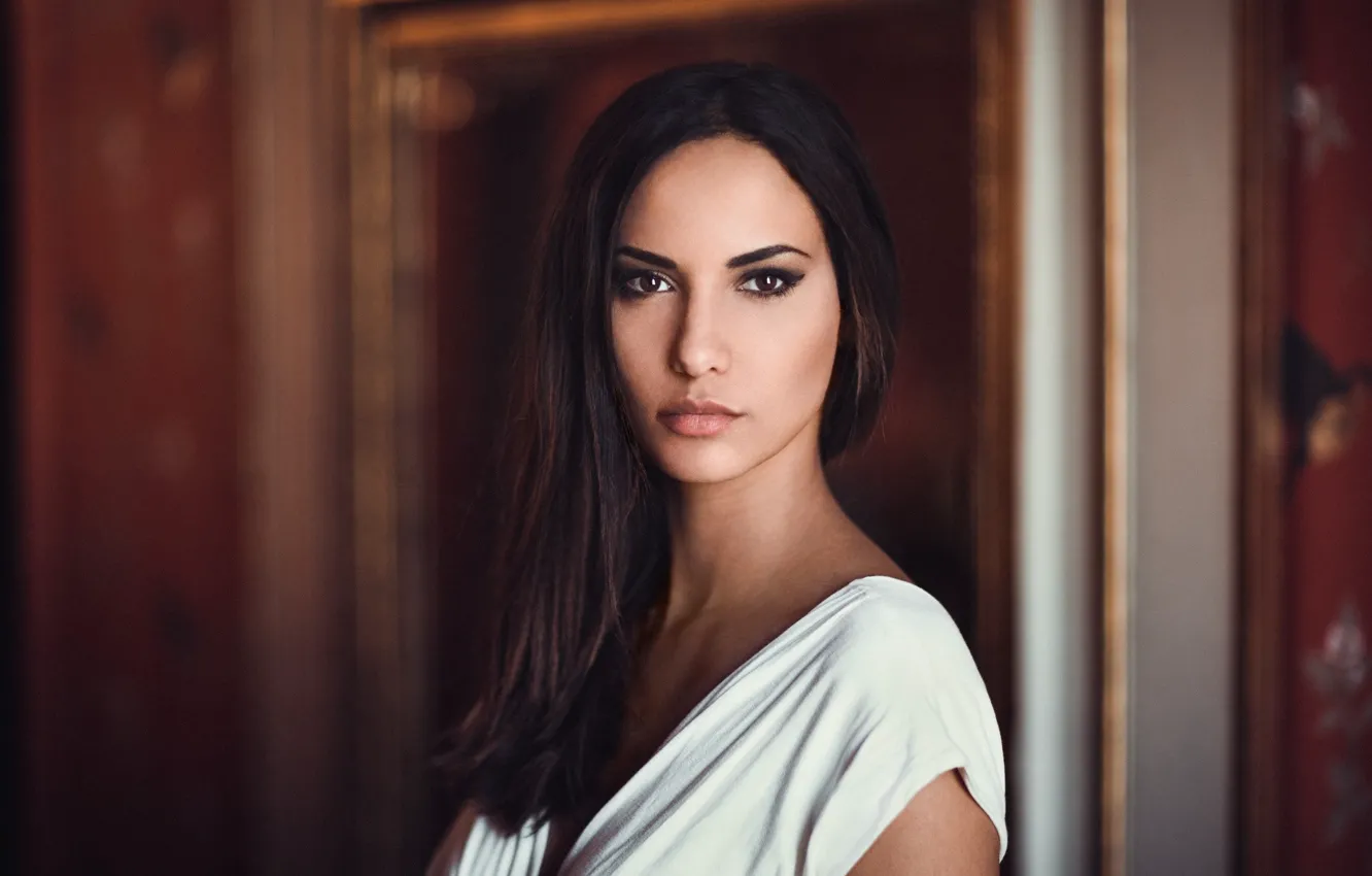 Photo wallpaper girl, face, portrait