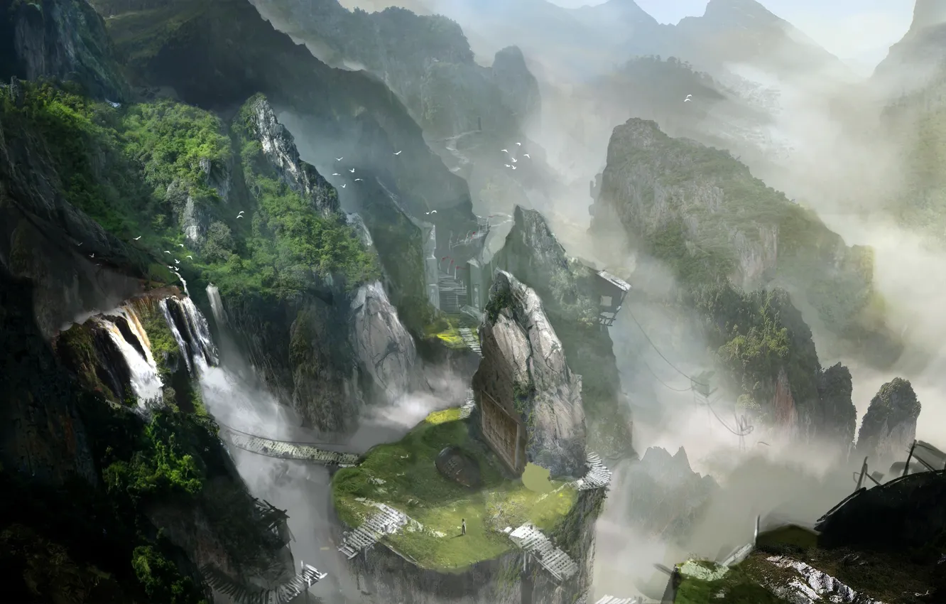 Photo wallpaper the game, Tomb Raider, game, art, 2013, Thevideogamegallery.com