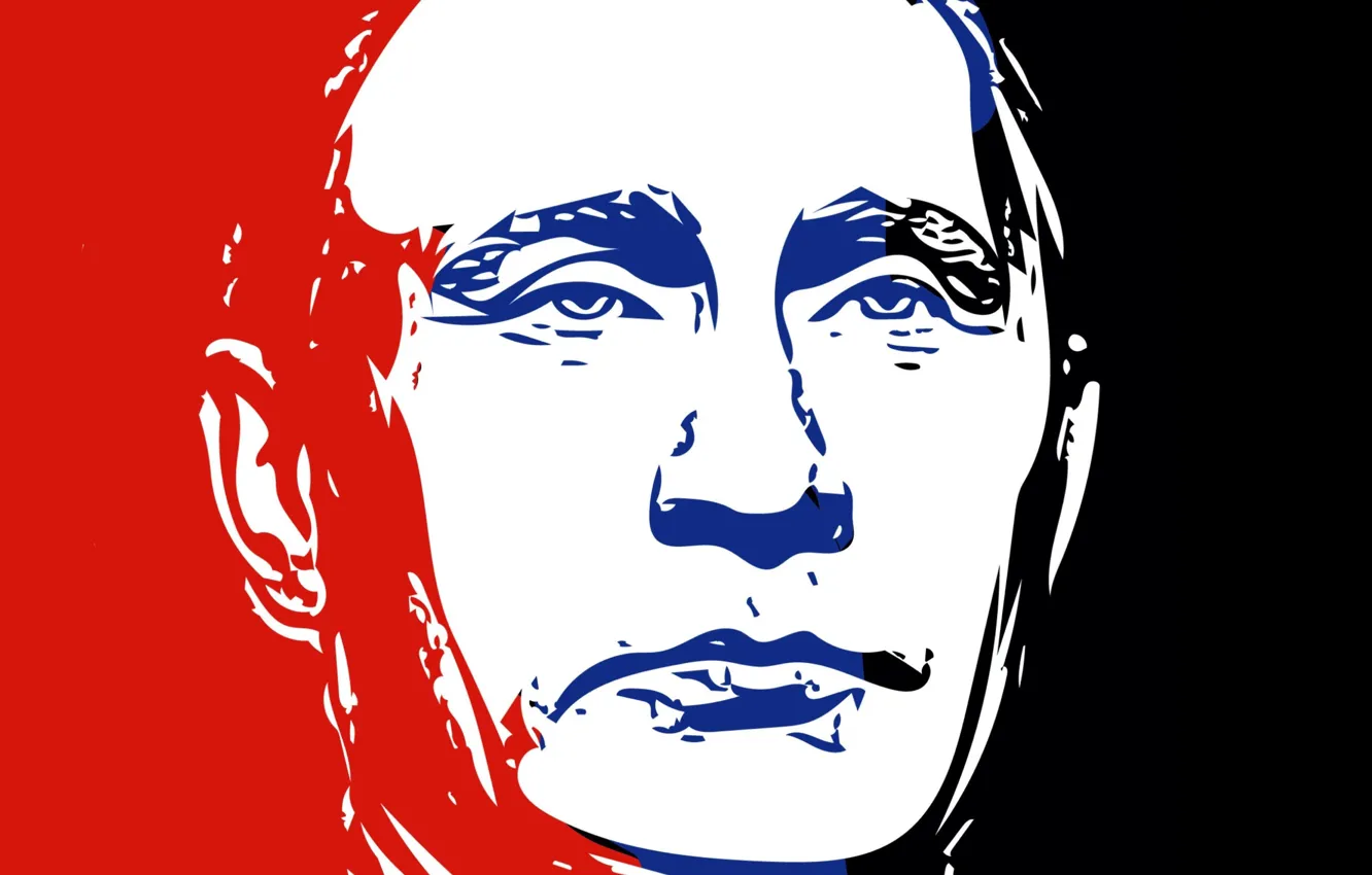 Photo wallpaper Male, Vladimir Putin, The President Of Russia, Vladimir Putin, Vector graphics