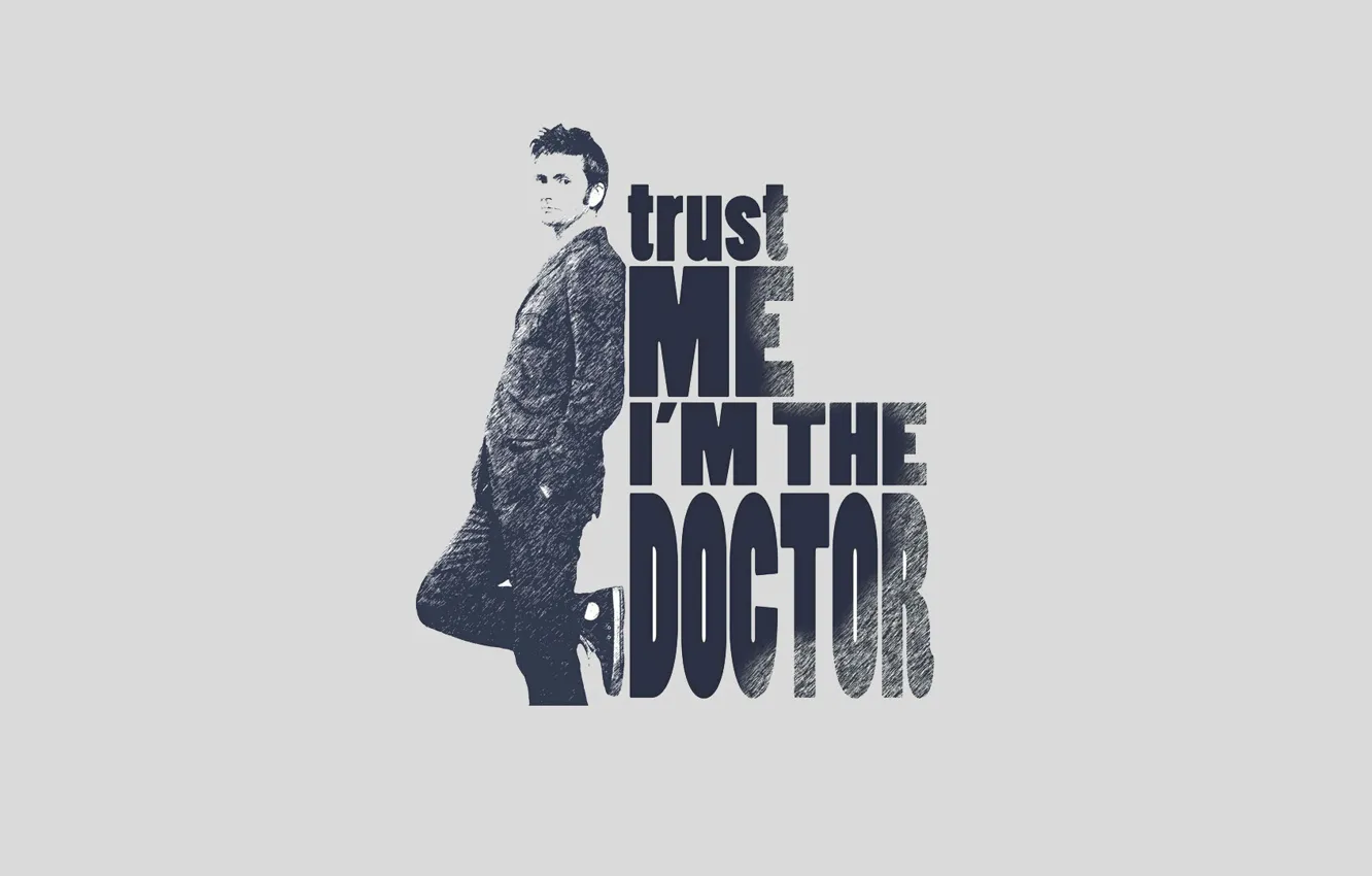 Photo wallpaper sneakers, actor, black and white, male, Doctor Who, Doctor Who, David Tennant, David Tennant