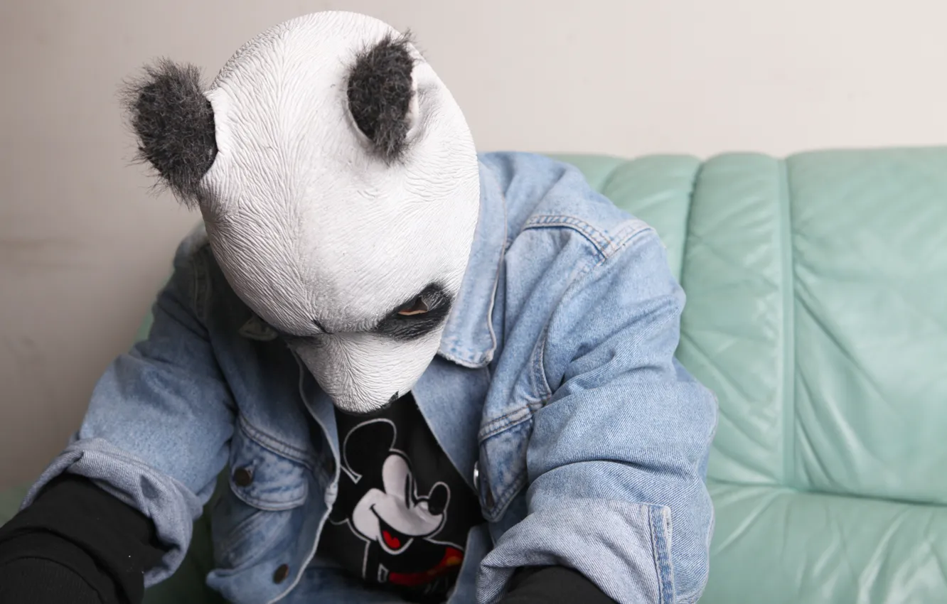 Photo wallpaper music, mask, Panda, hip-hop, germany, panda, cro, Carlo Waibel