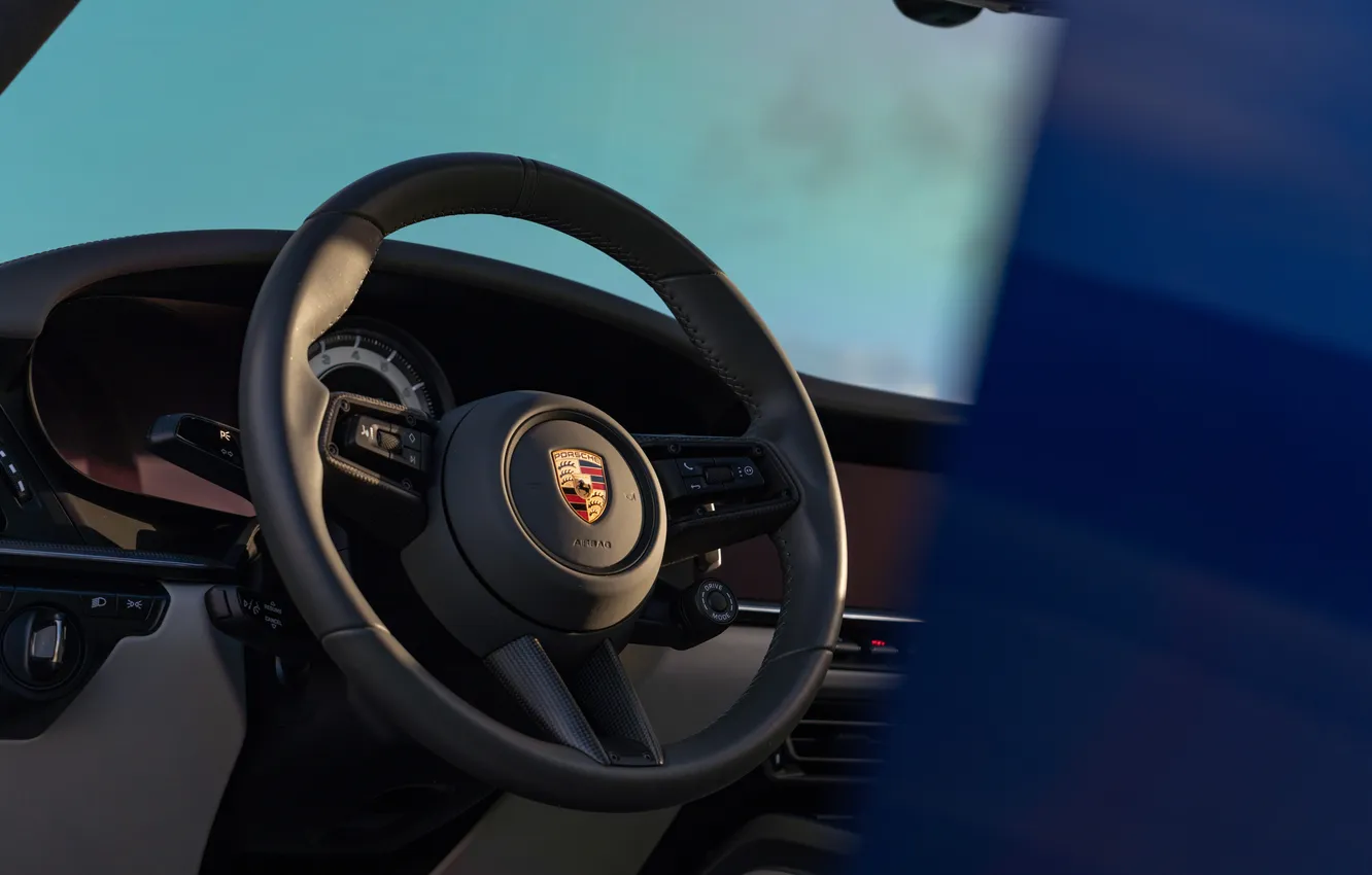Photo wallpaper car, Porsche, Turbo, 992, 992 Turbo S