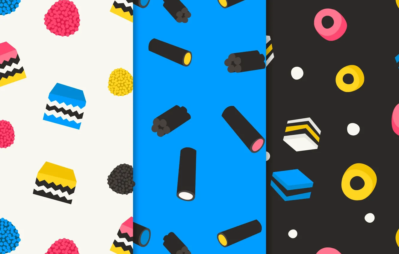 Photo wallpaper background, texture, colorful, candy, patterns, candies