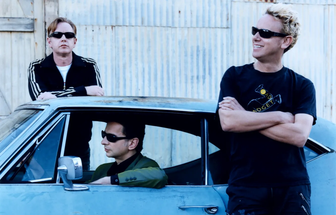 Photo wallpaper machine, male, musician, the legendary band, Depeche mode, Andrew Fletcher, Herald of fashion, Martin Gore