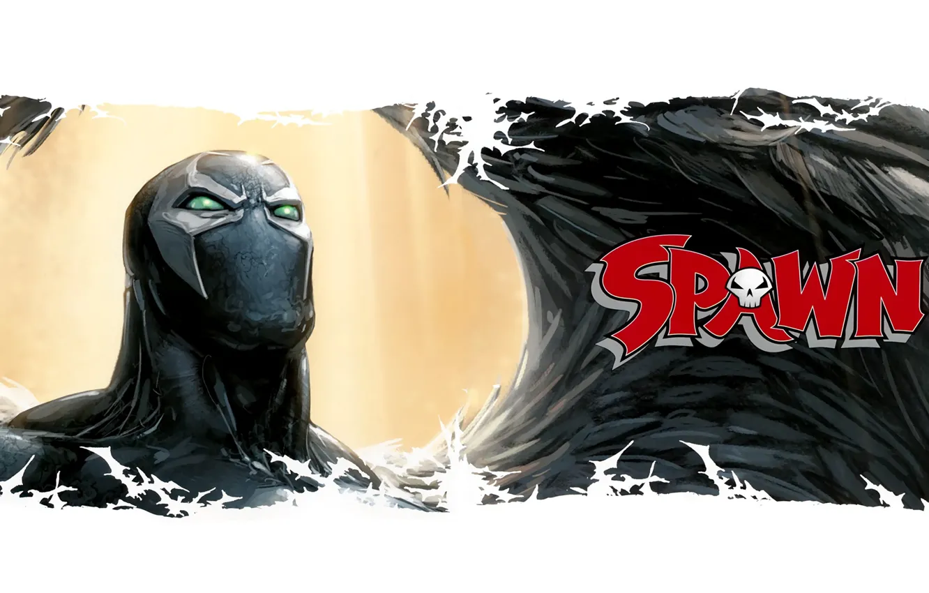 Photo wallpaper Wings, Hero, Mask, Comic, Superhero, Hero, Comics, Mask