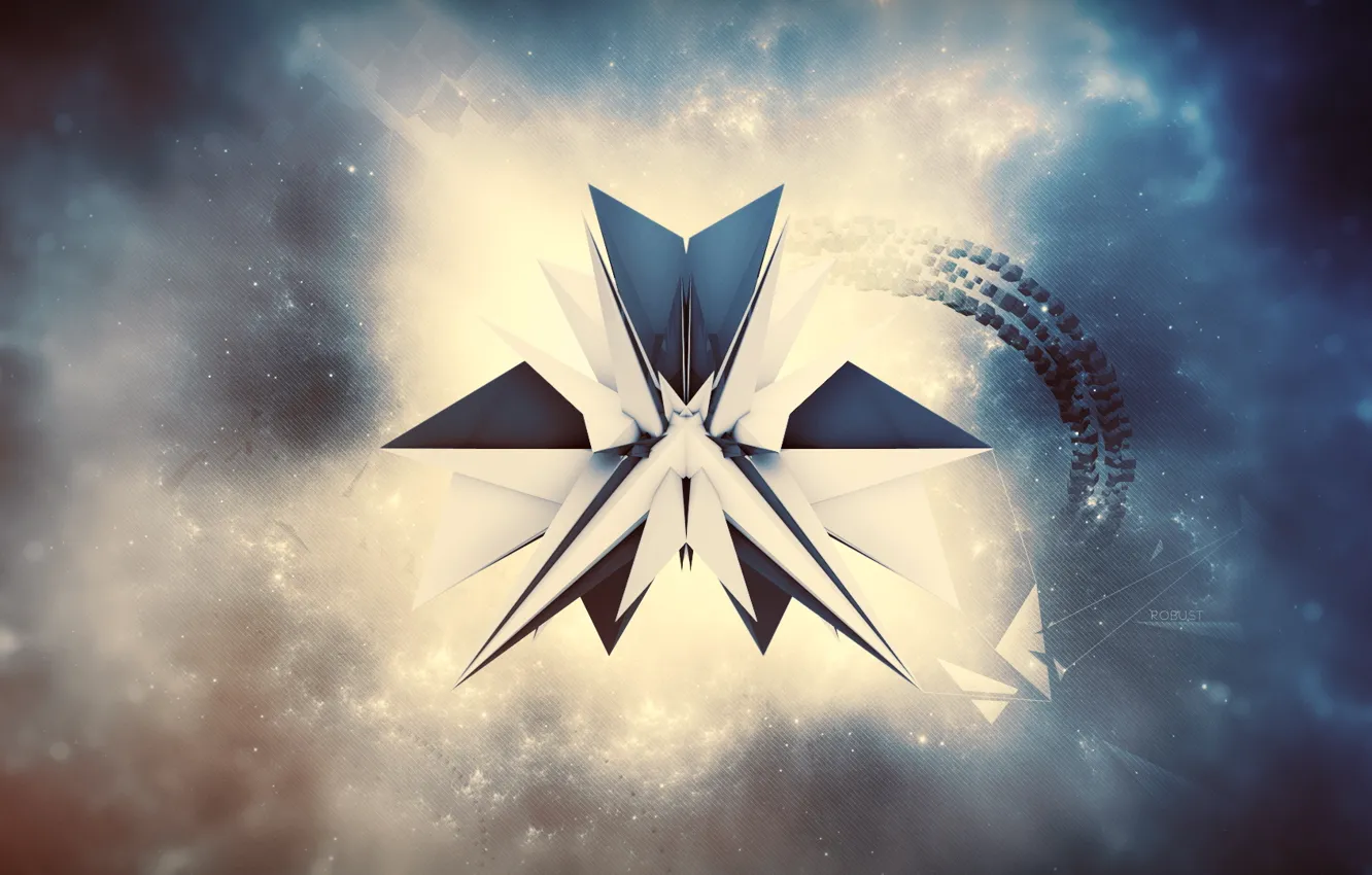 Photo wallpaper abstraction, figure, face, render