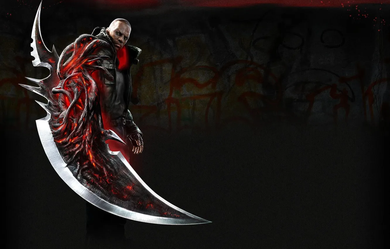 Photo wallpaper Prototype, shadow, mutation, sword, hands, prototype, Heller