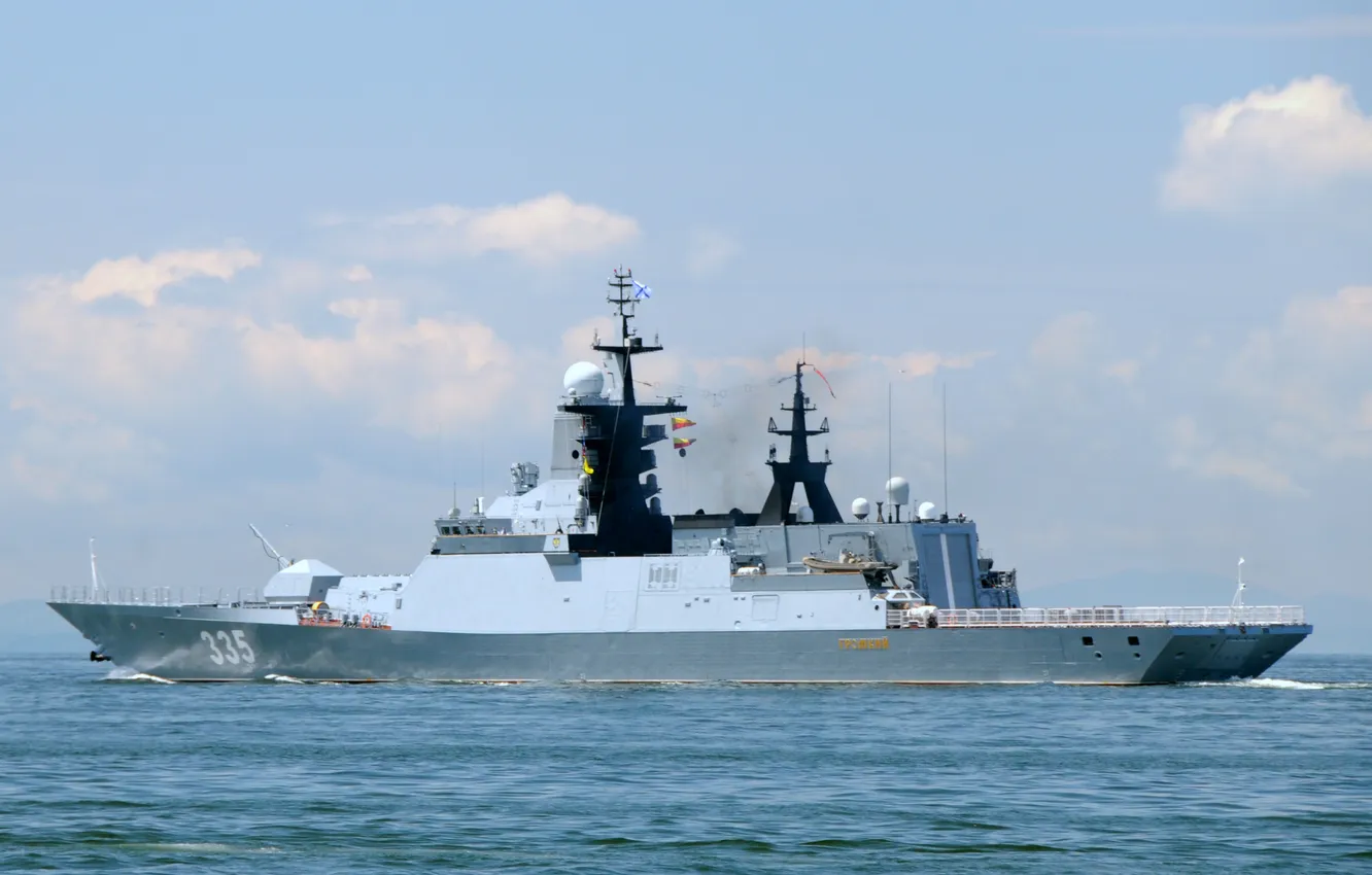 Photo wallpaper Corvette, loud, patrol ship