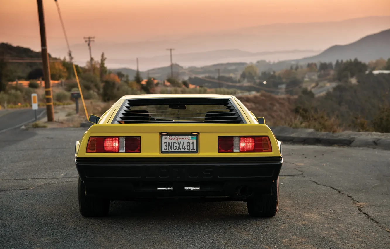 Photo wallpaper Lotus, rear, Esprit, Lotus Esprit