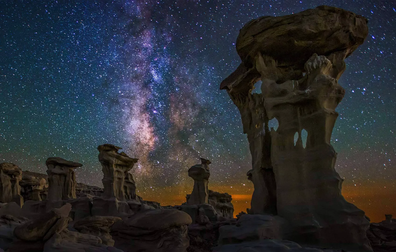 Photo wallpaper USA, New Mexico, Many Way, De-Na-Zin Wilderness