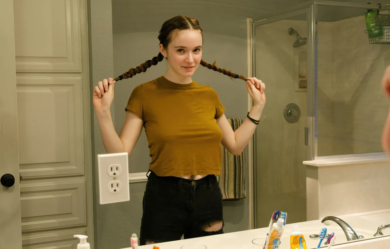 Wallpaper porn star, cute girl, porn actress, slutty girl, cute angel, Hazel Moore, Zishy