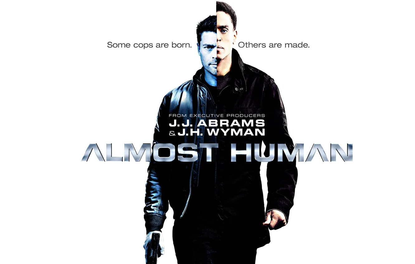Photo wallpaper the series, Michael Or, Michael Ealy, Karl Urban, Karl Urban, Almost human, Almost Human