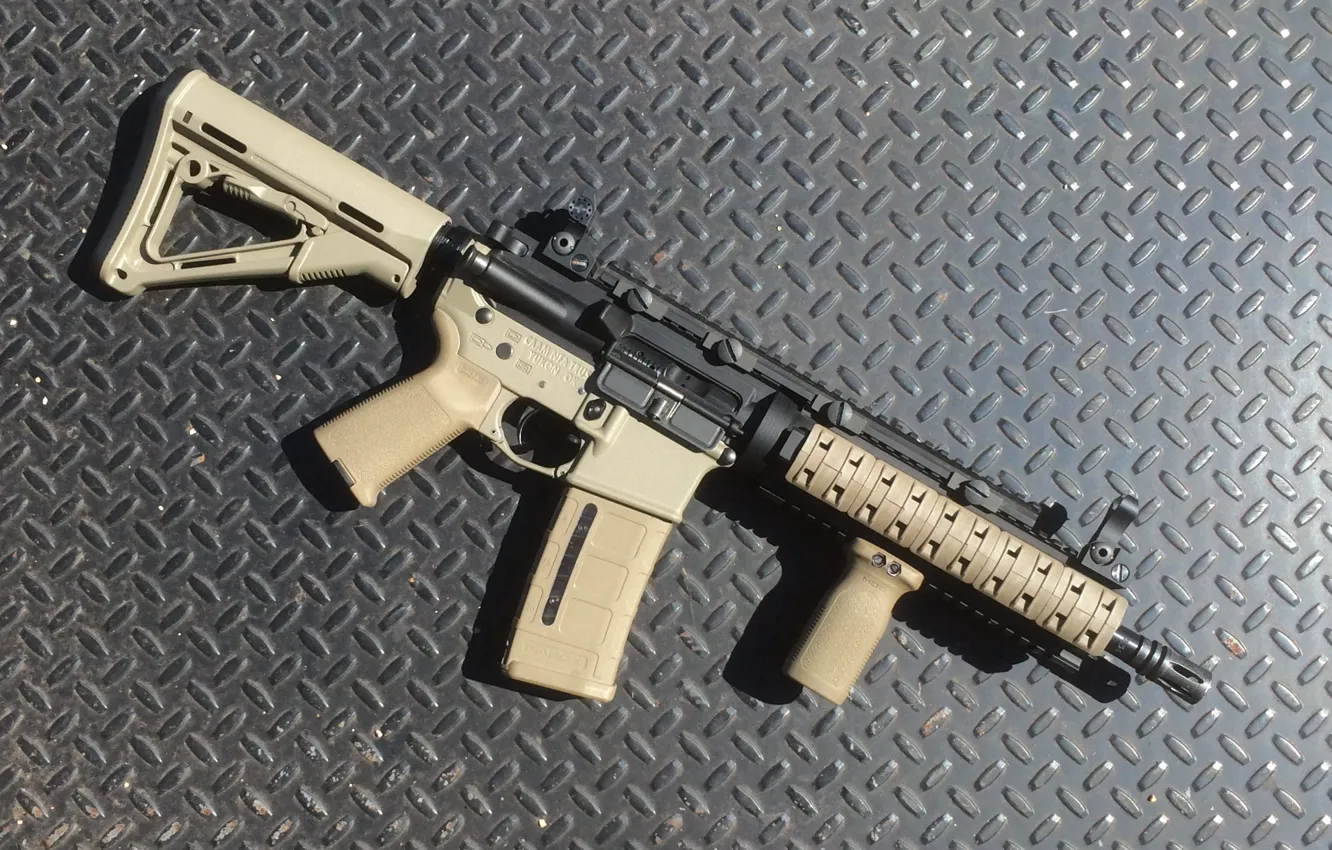 Photo wallpaper weapons, rifle, assault, AR-15