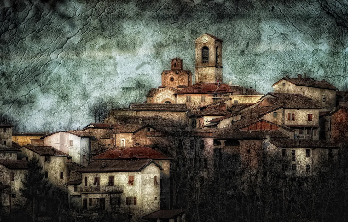 Photo wallpaper the city, background, home