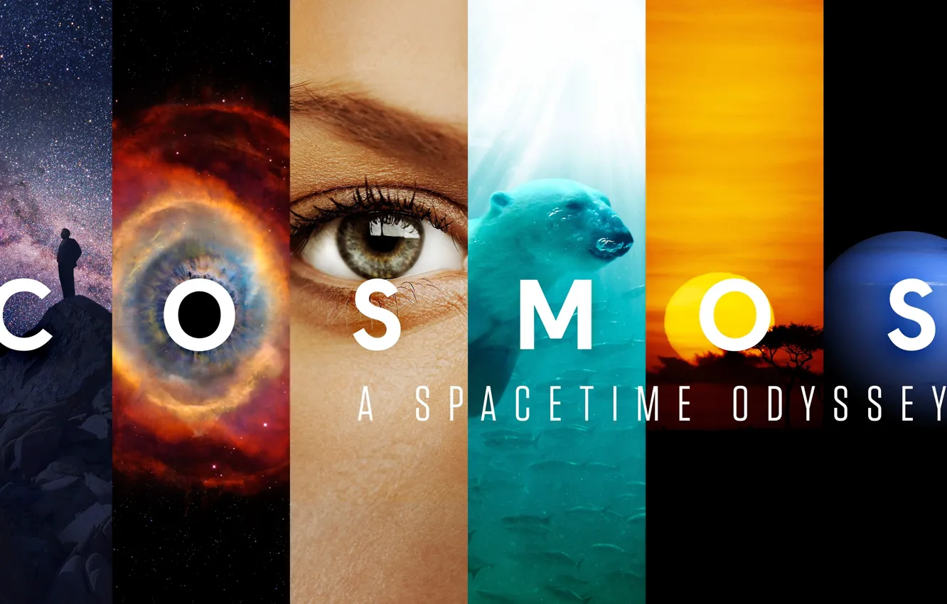 Photo wallpaper fragments, Cosmos, A Spacetime Odyssey, documentary