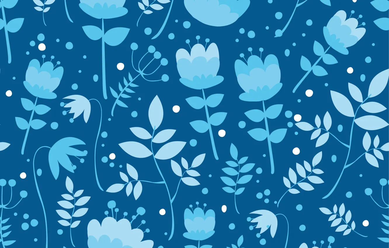 Photo wallpaper texture, vintage, flower, background, pattern, plants