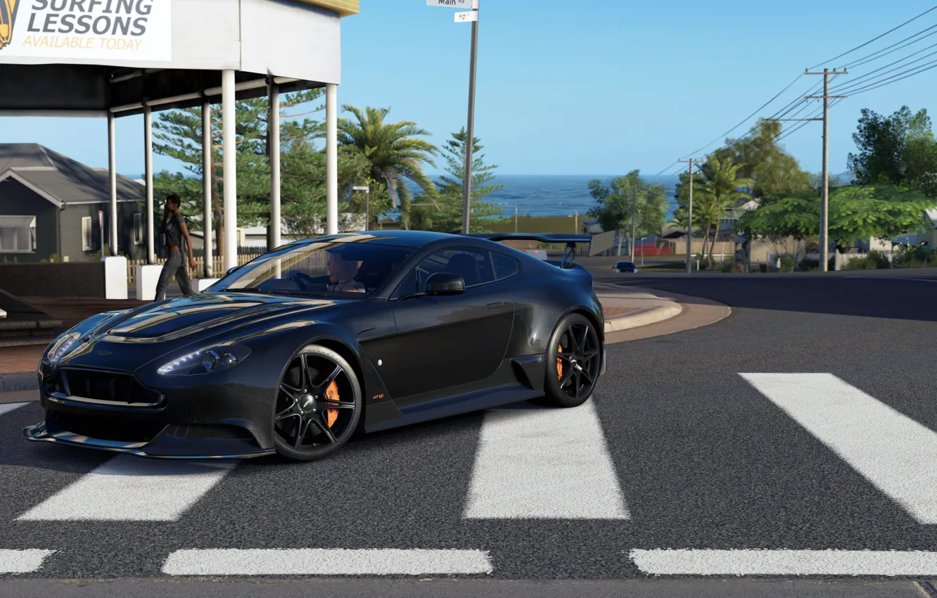Photo wallpaper Aston Martin, Vantage, GT12, Forza Horizon 3