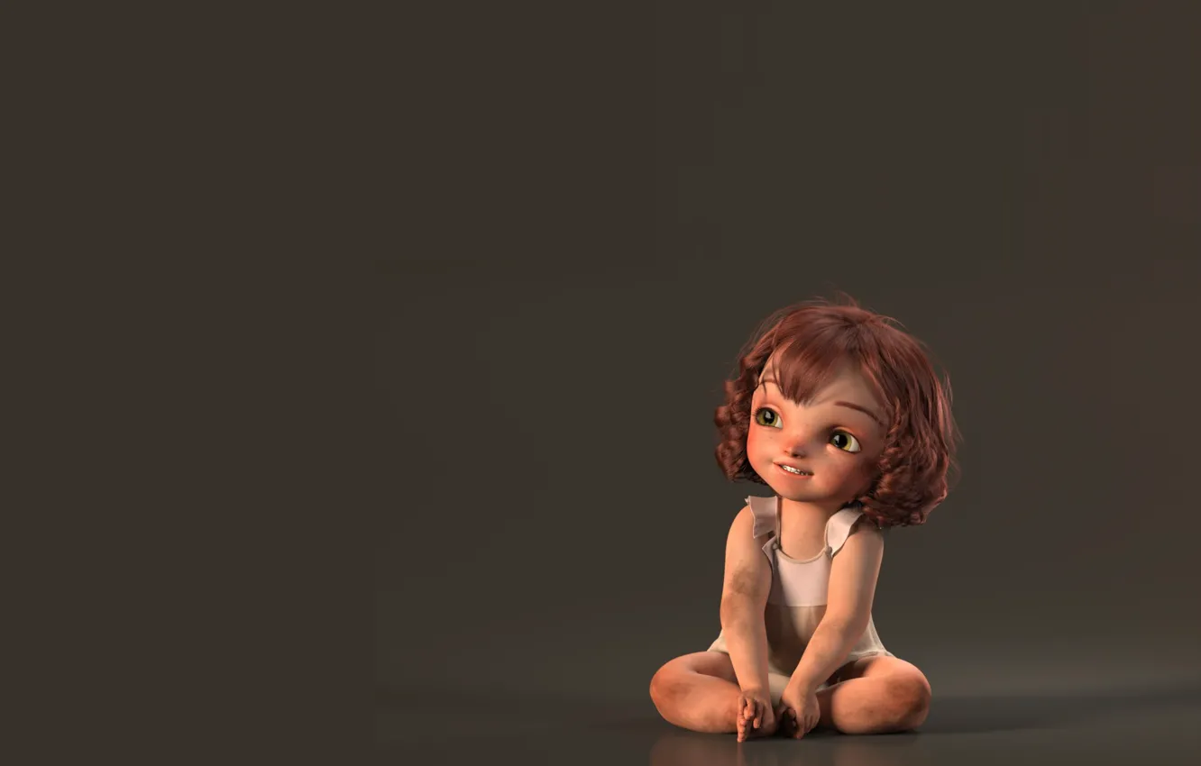 Photo wallpaper mood, art, girl, baby, Anna, Alexia Rubod