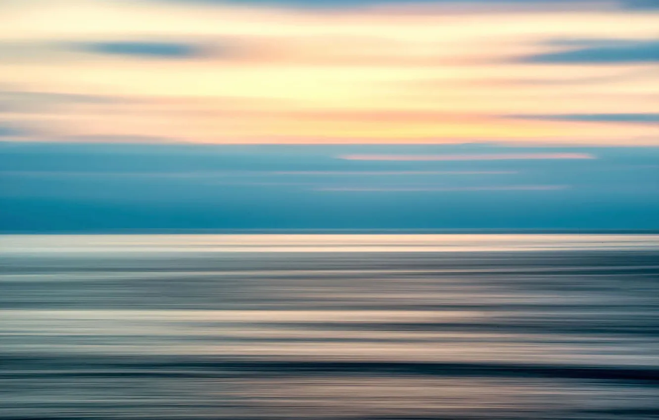 Photo wallpaper sea, the sky, color
