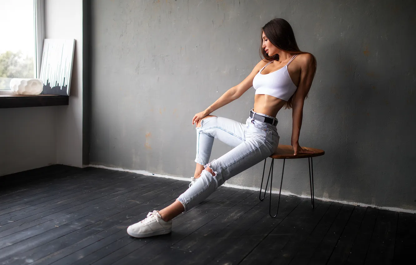 Photo wallpaper model, pose, Shulgin Dmitry