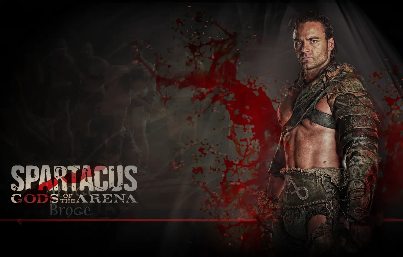 Photo wallpaper warrior, Gladiator, Spartacus, spartacus, sand and blood, gods of the arena