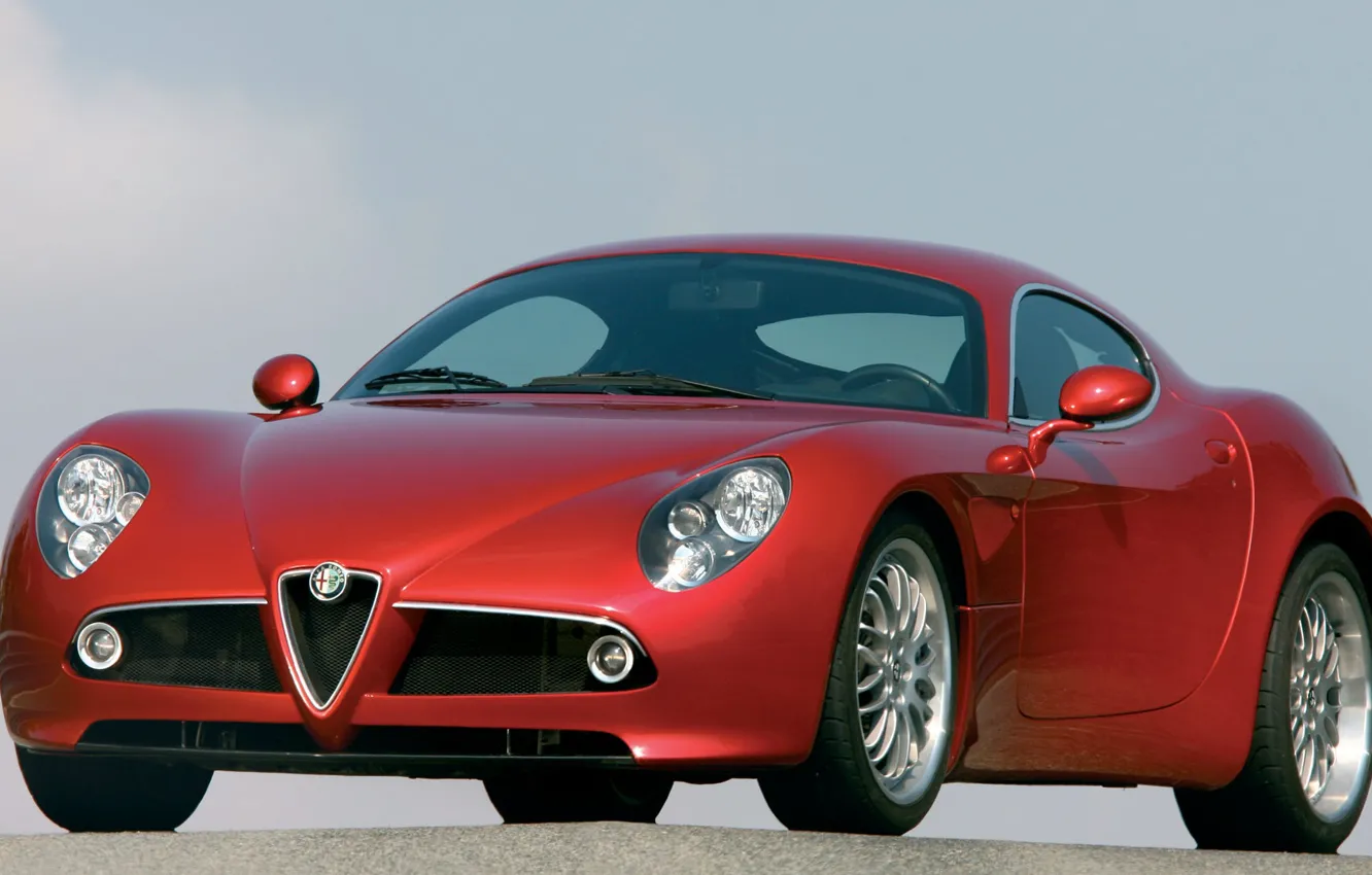 Photo wallpaper coupe, Alfa Romeo, 8C