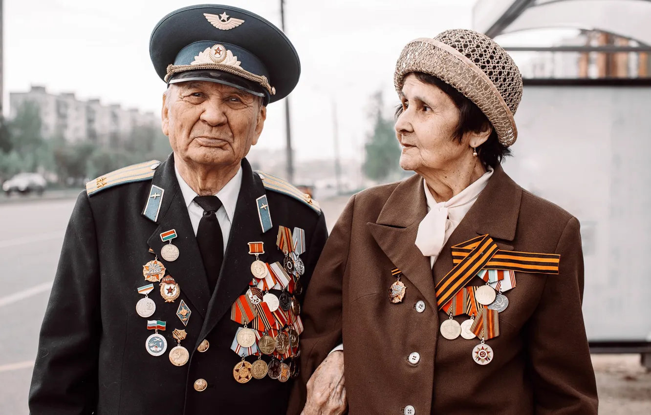 Photo wallpaper victory day, awards, veteran, remember