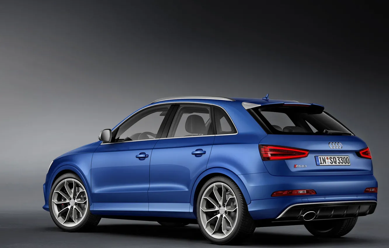 Photo wallpaper Audi, hatchback, RS, Q3