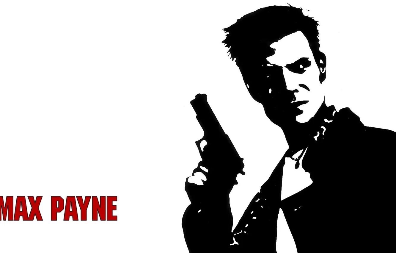 Photo wallpaper max payne, Noir, Max Payne