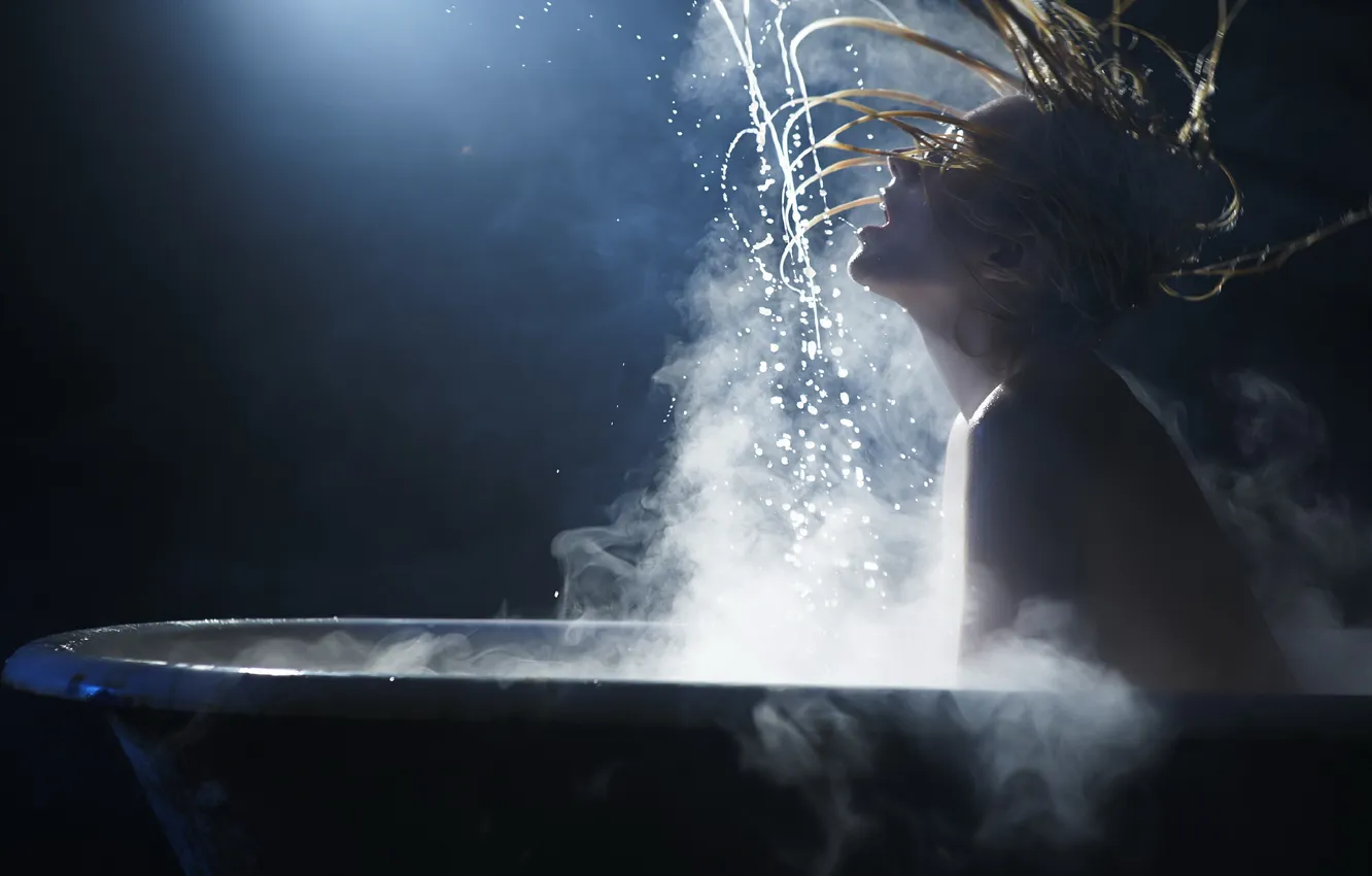 Photo wallpaper bath, actress, JULIETTE BEAVAN