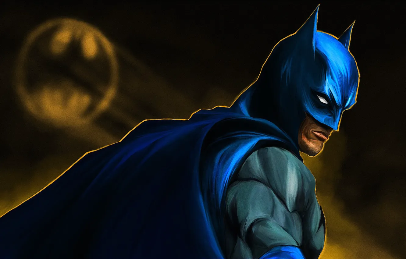 Photo wallpaper Batman, superhero, Arkham