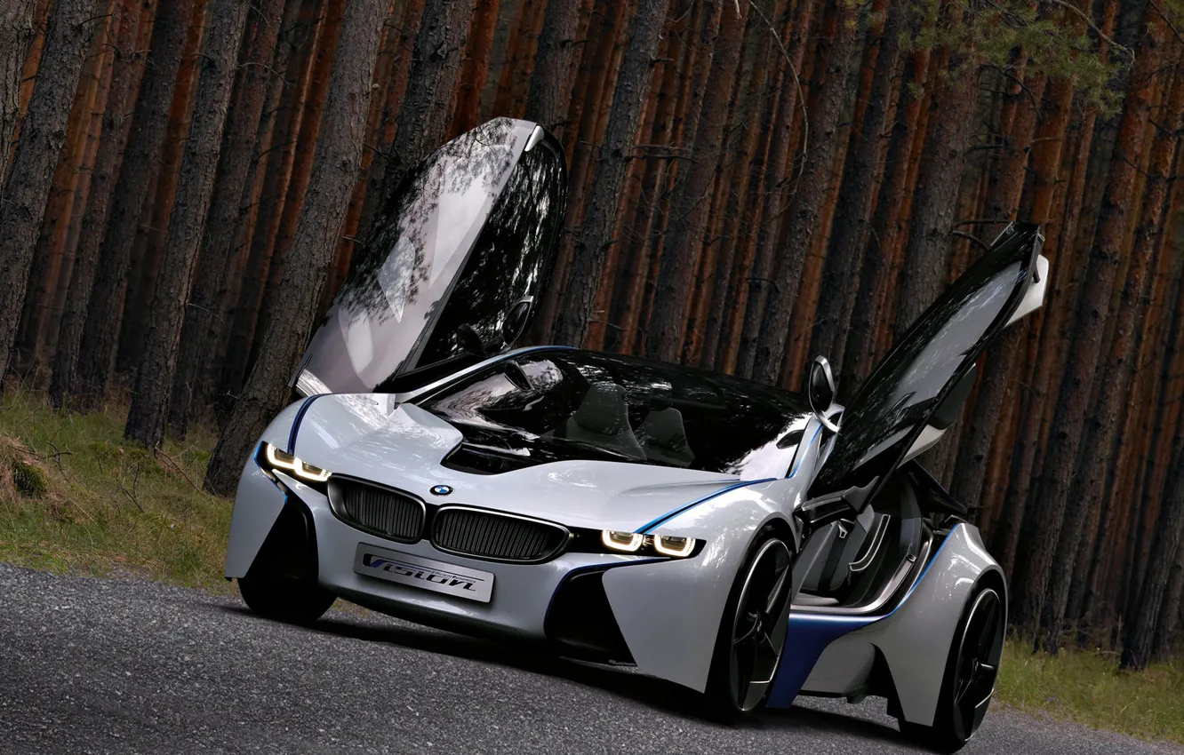 Photo wallpaper Concept, BMW, the concept, Vision, beautiful, the front, powerful, EfficientDynamics