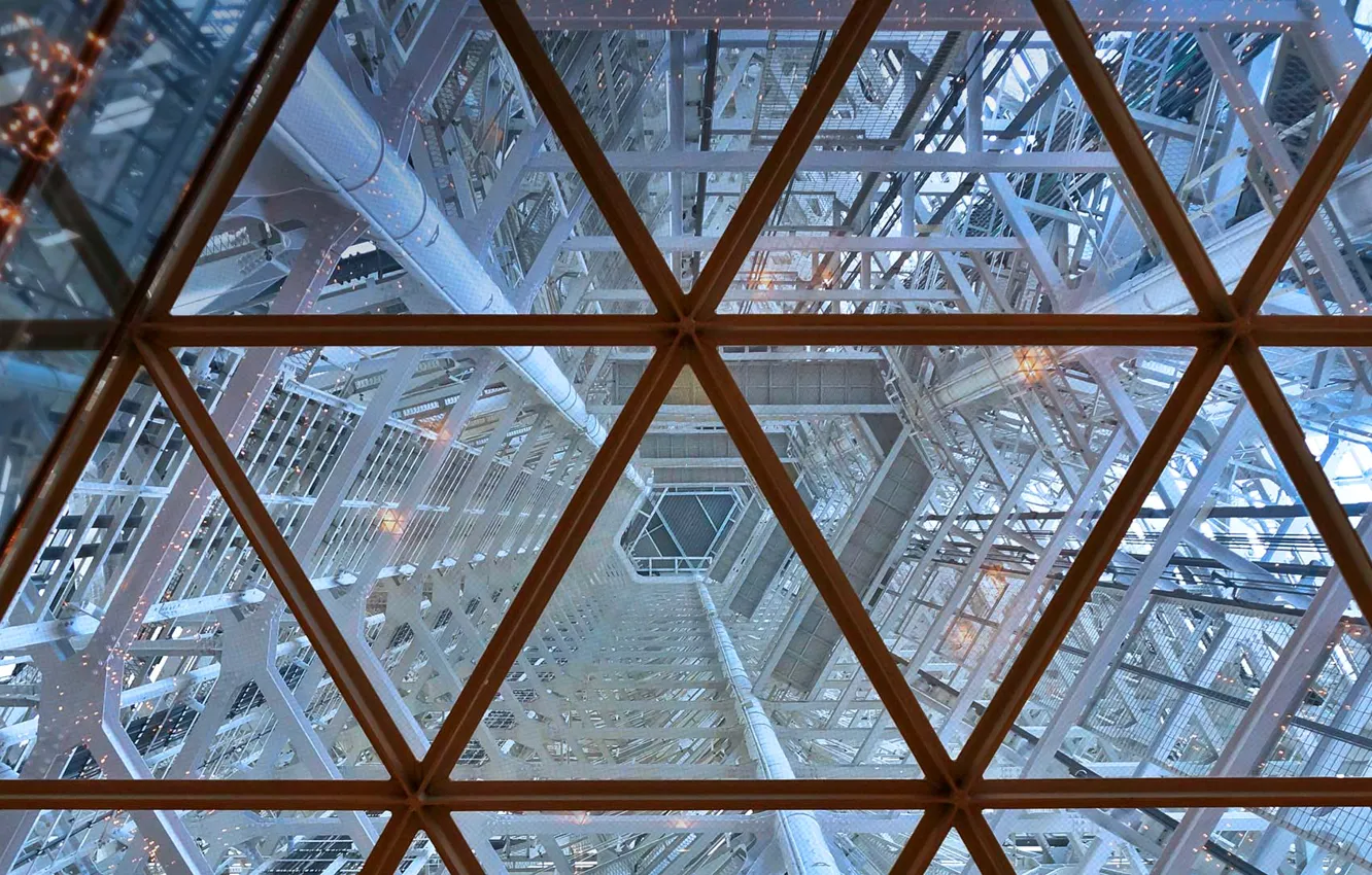 Photo wallpaper design, tower, Japan, frame, Fukuoka