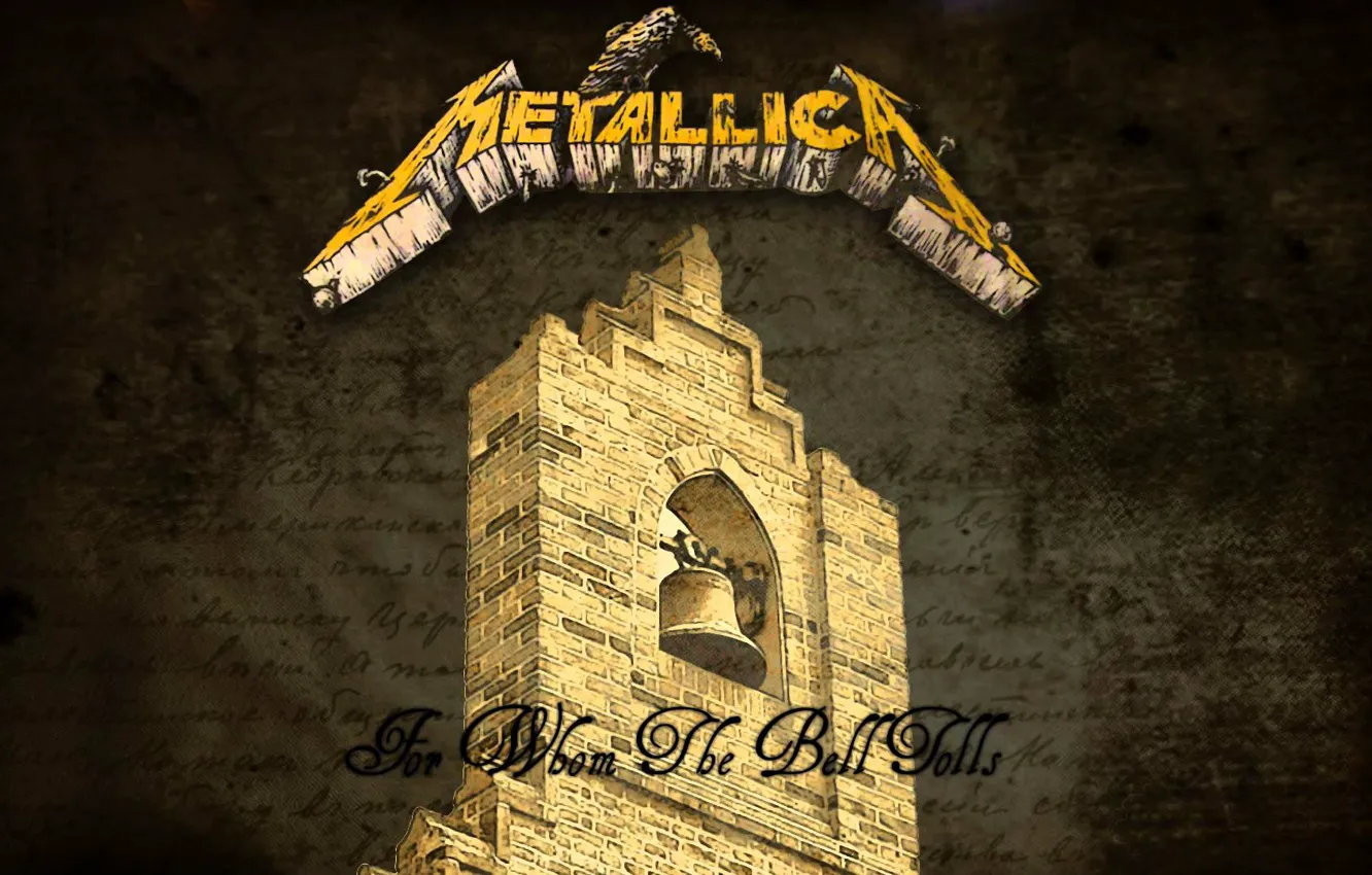 Photo wallpaper text, the inscription, texture, logo, art, font, metal, Metallica
