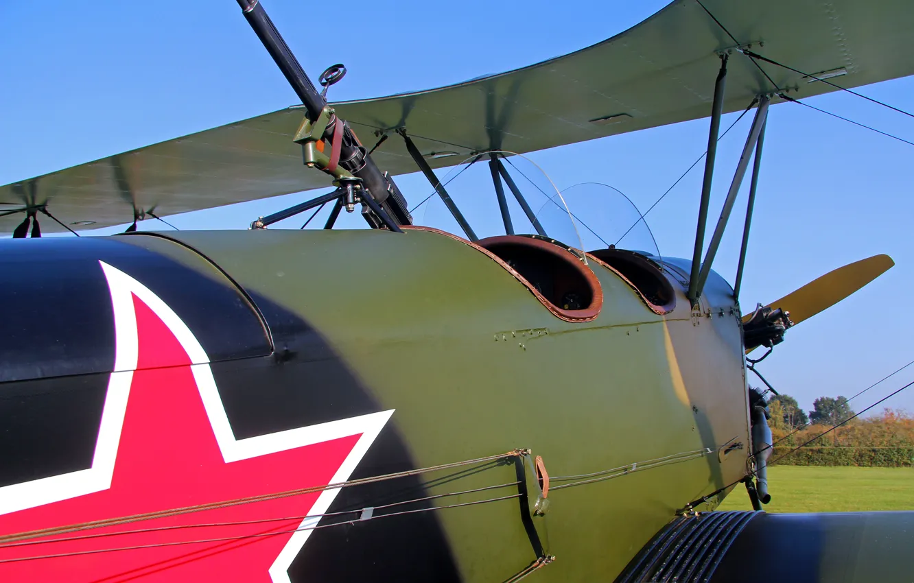 Photo wallpaper cabin, multipurpose, biplane, Polikarpov, Po-2, U-2