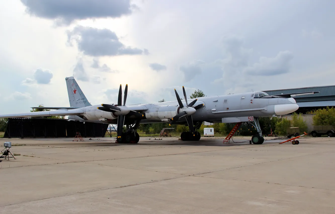 Photo wallpaper bomber, the plane, Tu-95, Russian bear