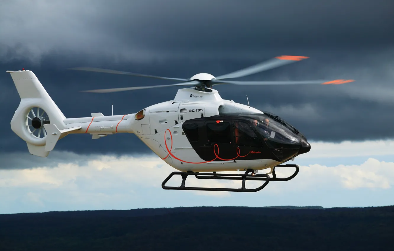 Photo wallpaper Helicopter, EC135, Eurocopter EC135