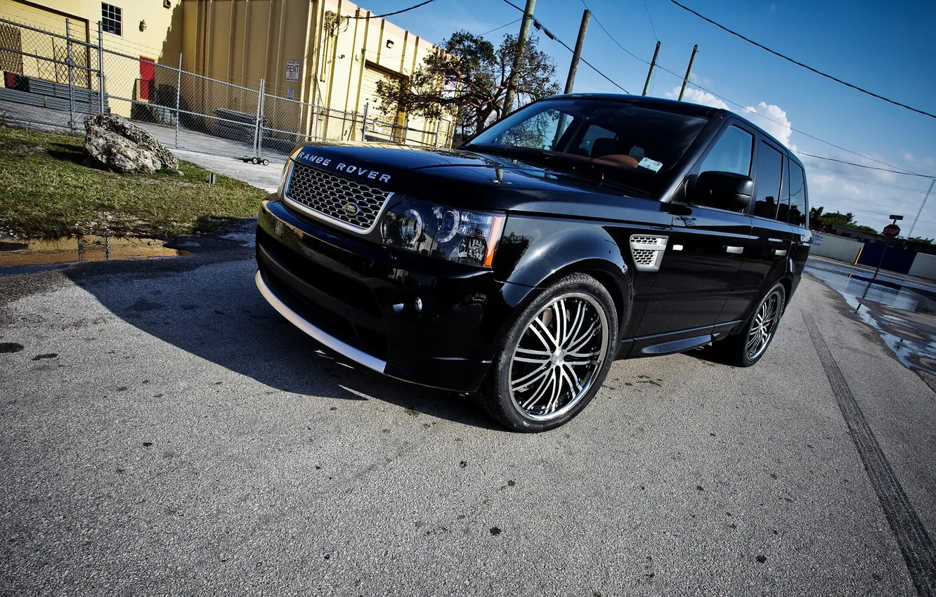 Photo wallpaper tuning, jeep, Land Rover, the front, Sport, Range Rove