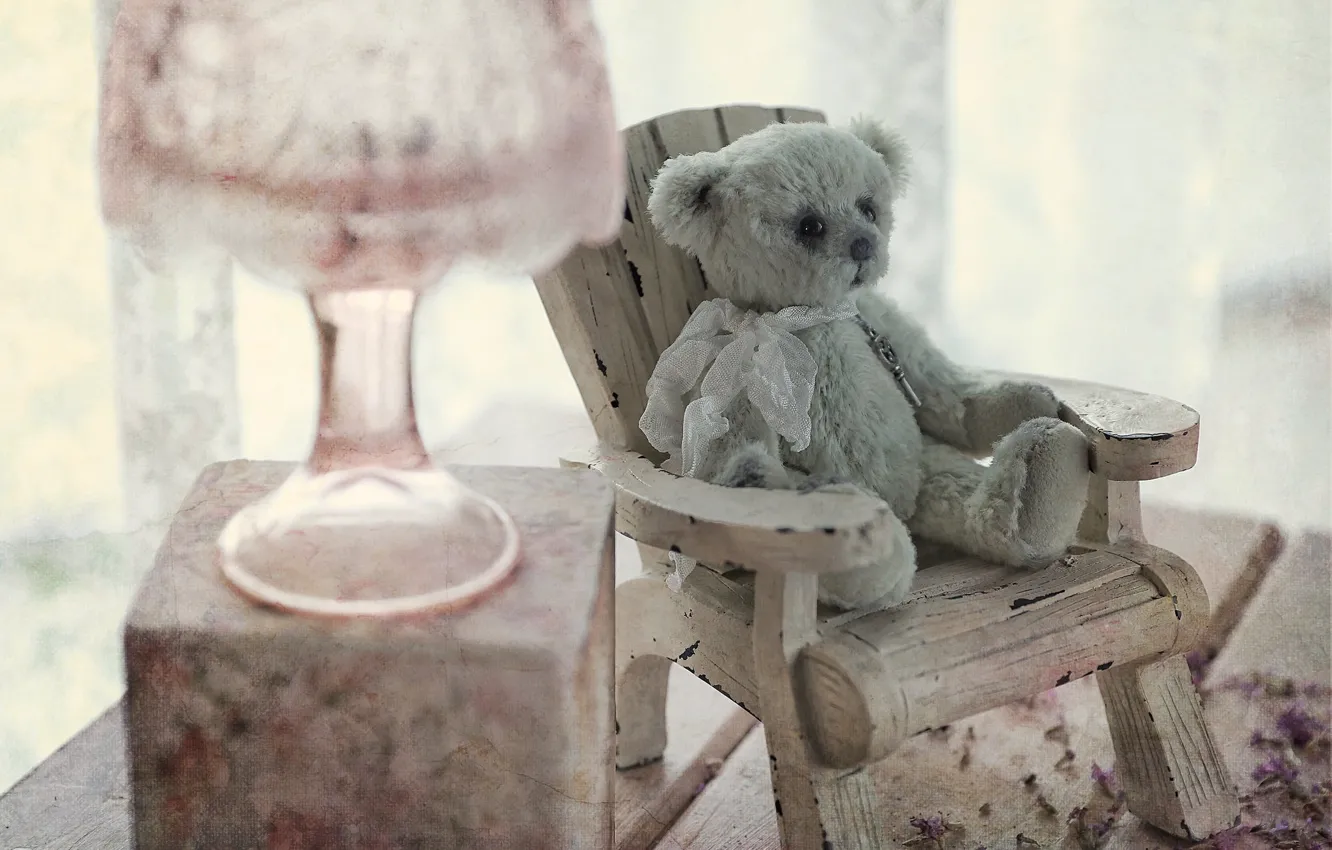 Photo wallpaper white, childhood, comfort, style, retro, grey, background, room