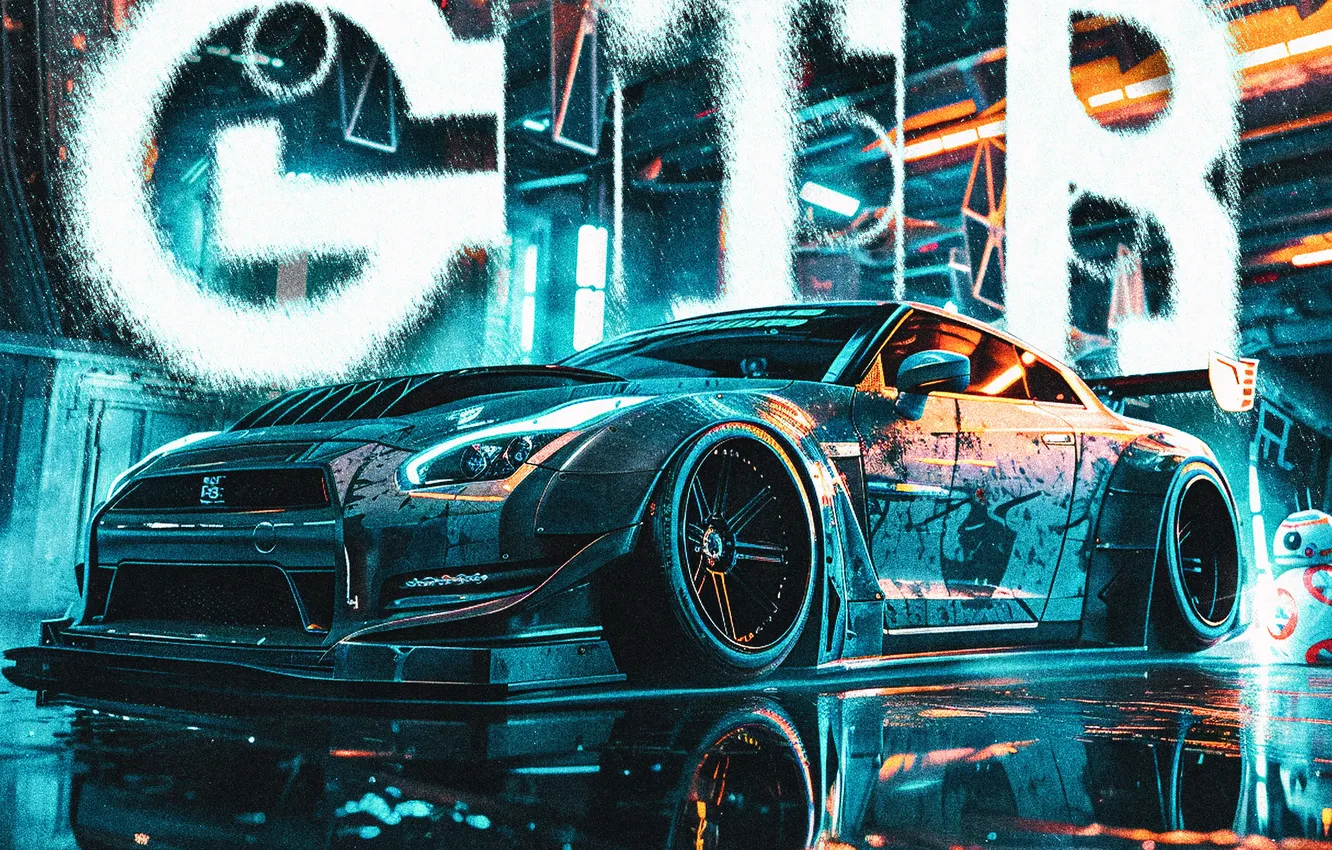 Photo wallpaper car, gtr, starwars