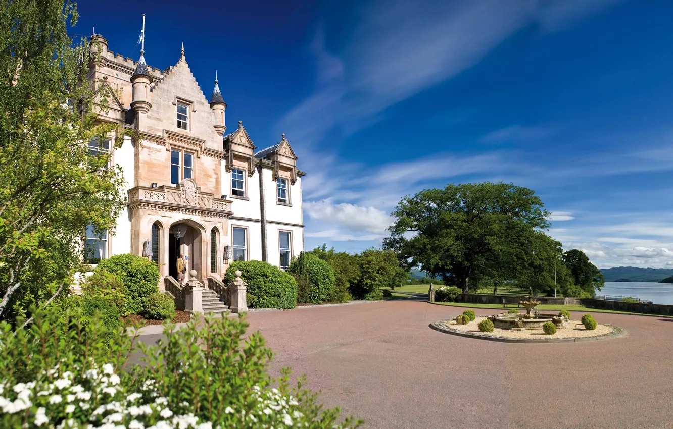 Photo wallpaper design, style, castle, garden, architecture, Palace, exterior, exterior