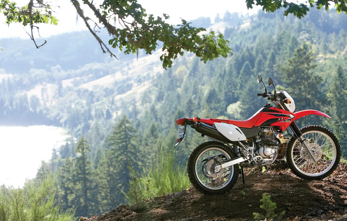 Photo wallpaper Moto, motorcycle, Honda, moto, cross