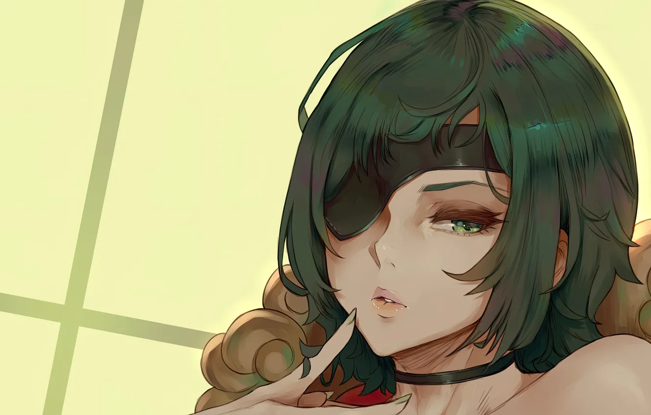 Photo wallpaper girl, anime, art, Chainsaw Man, Himeno