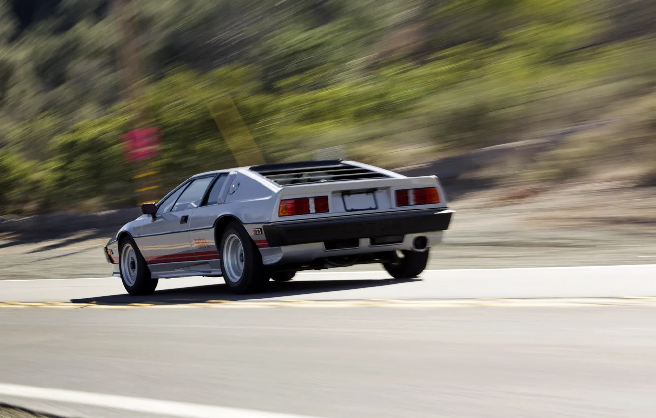 Photo wallpaper Lotus, Esprit, rear view, Lotus Esprit Turbo