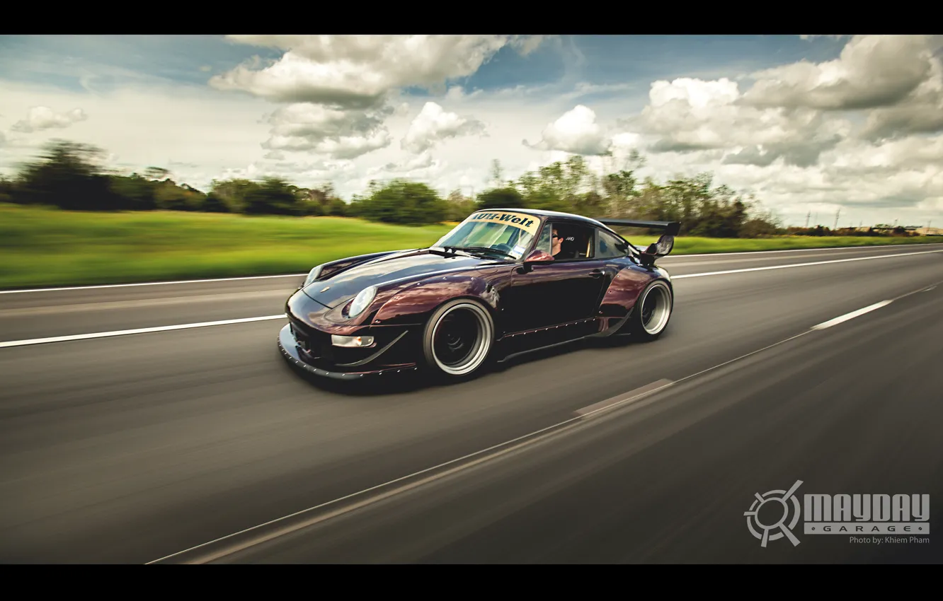 Photo wallpaper speed, track, 911, Porsche, turbo, Porsche