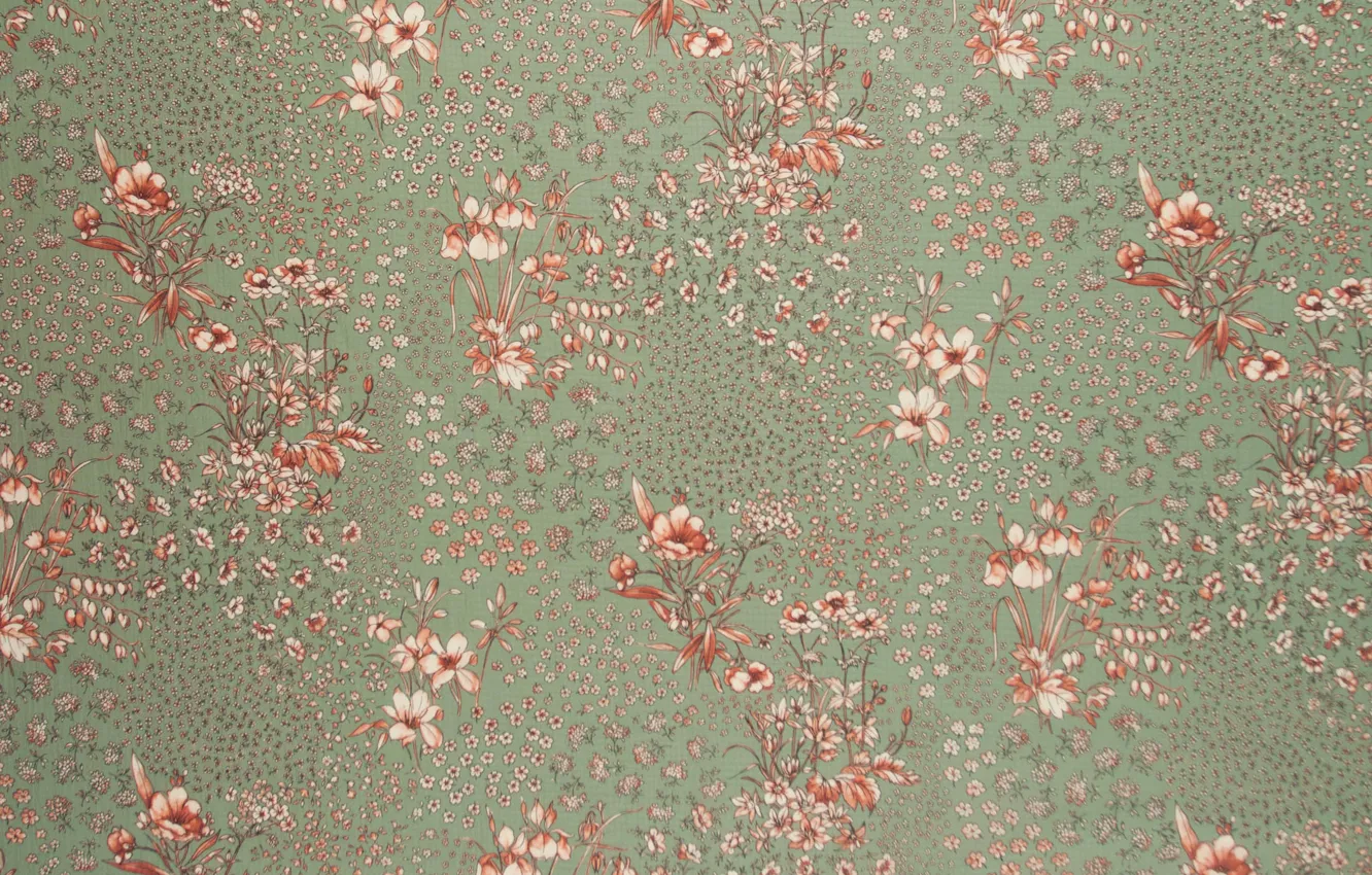 Photo wallpaper flowers, wall, Wallpaper, pattern, ruffle, silk, fabric, smoothness