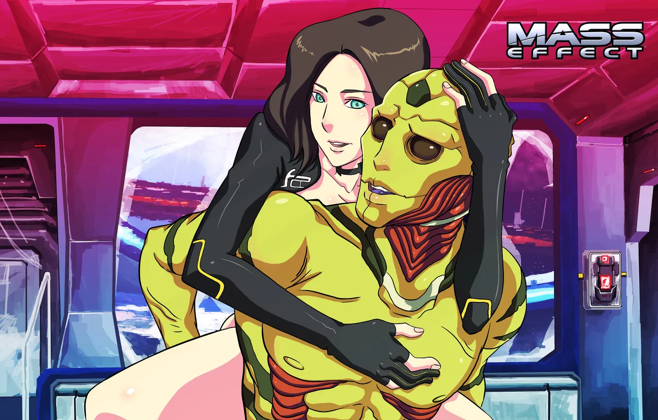 Photo wallpaper mass effect, miranda lawson, Thane Krios, cerberus, Drell